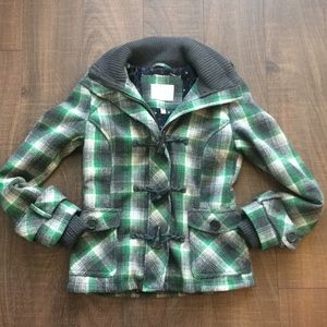 dELIA*s “Delia’s” Plaid Winter Pea Coat